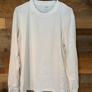 Uniqlo White Long Sleeve UV Protection